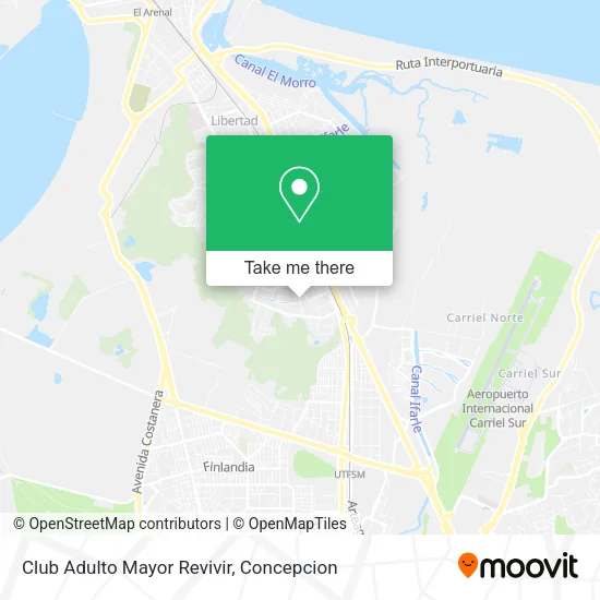 Mapa de Club Adulto Mayor Revivir