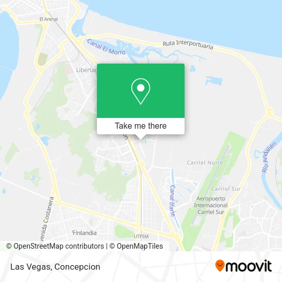 Mapa de Las Vegas