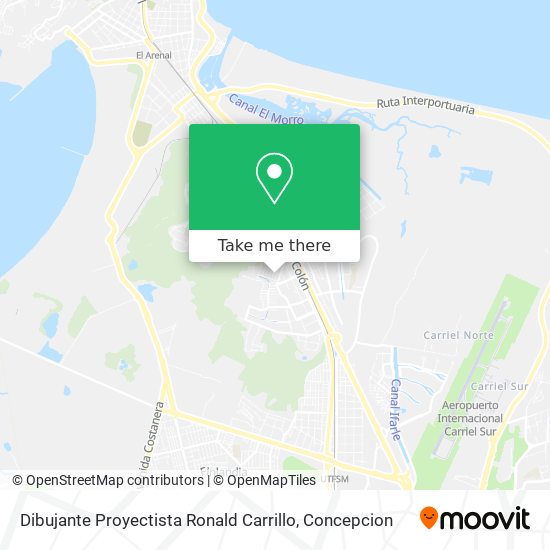 Mapa de Dibujante Proyectista Ronald Carrillo