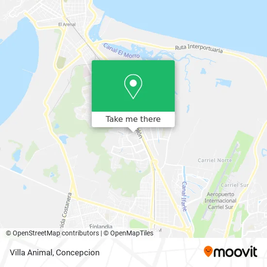 Villa Animal map