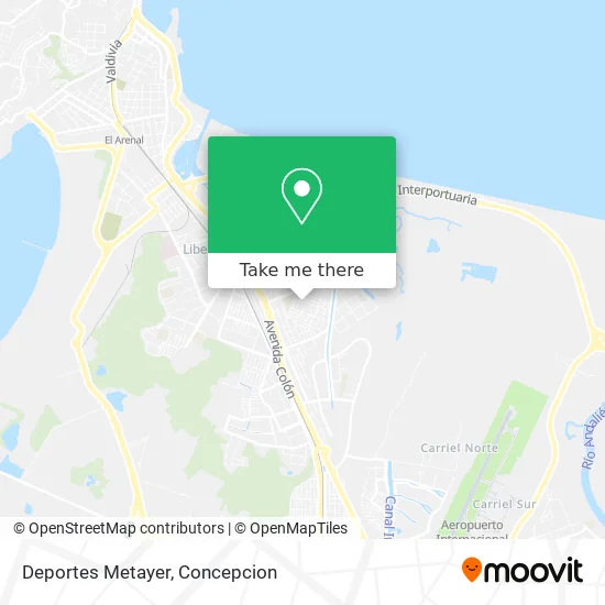 Deportes Metayer map