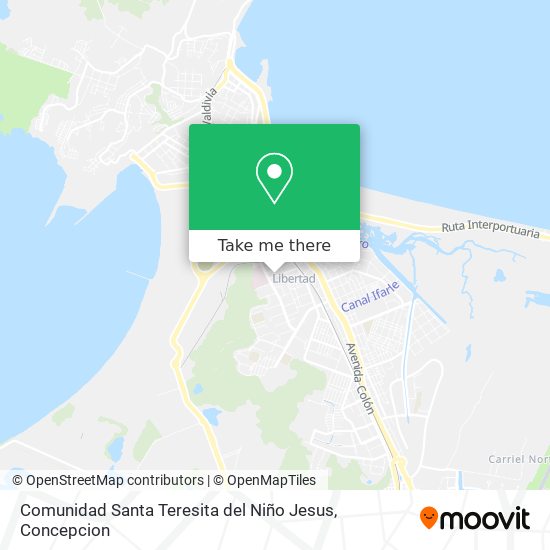 Comunidad Santa Teresita del Niño Jesus map