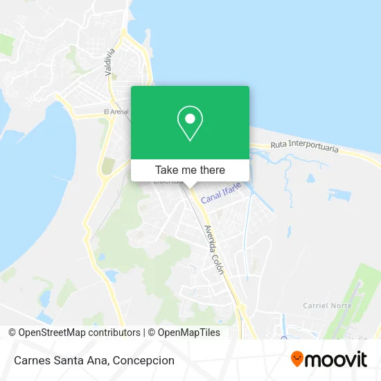 Mapa de Carnes Santa Ana
