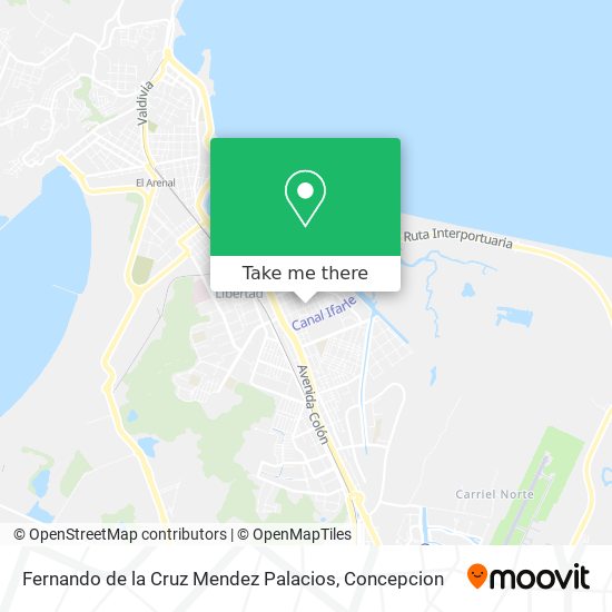 Mapa de Fernando de la Cruz Mendez Palacios