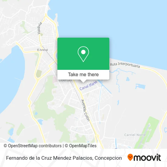 Fernando de la Cruz Mendez Palacios map