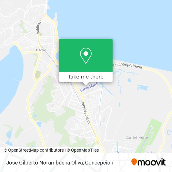 Jose Gilberto Norambuena Oliva map