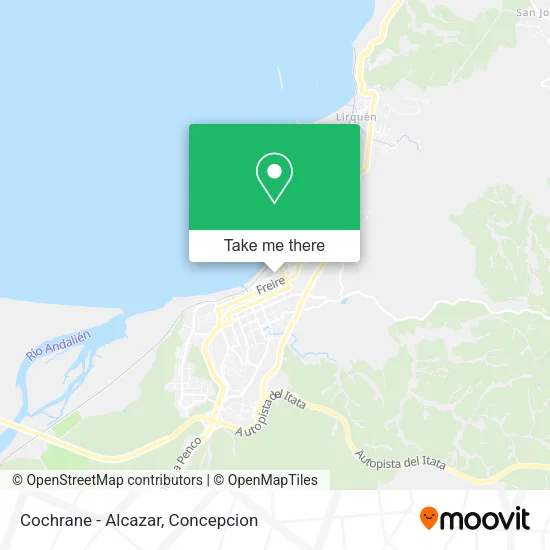 Cochrane - Alcazar map