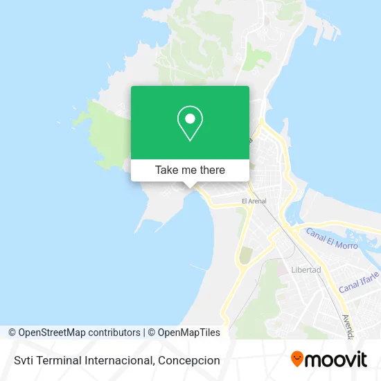 Mapa de Svti Terminal Internacional