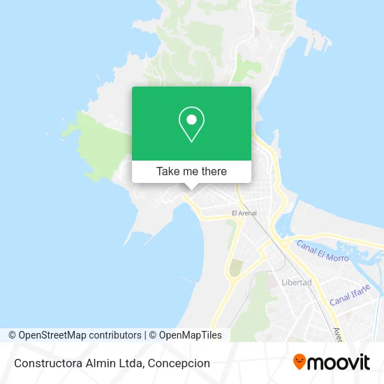 Mapa de Constructora Almin Ltda