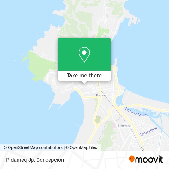 Mapa de Pidameq Jp