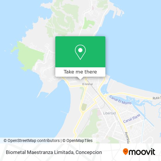 Biometal Maestranza Limitada map
