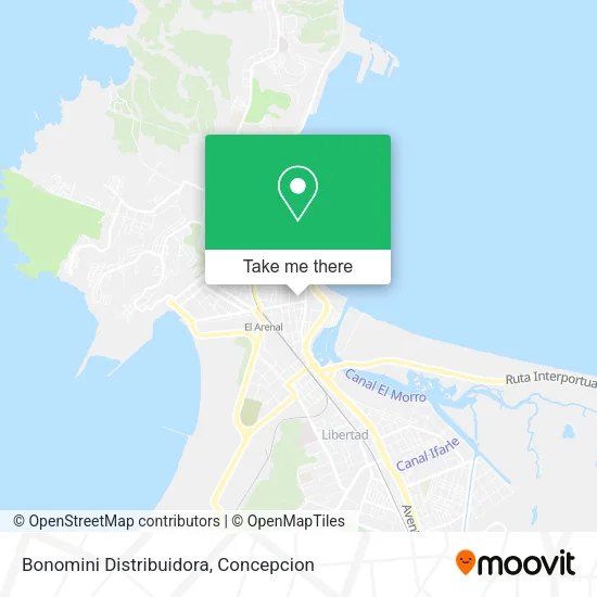 Mapa de Bonomini Distribuidora