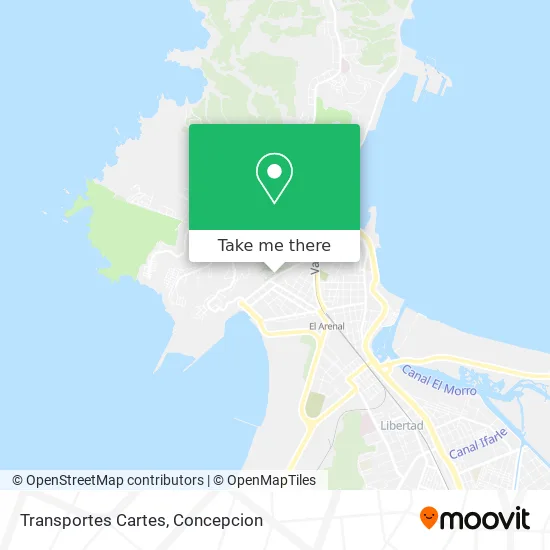 Transportes Cartes map
