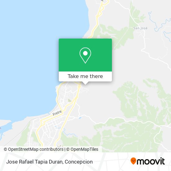 Jose Rafael Tapia Duran map
