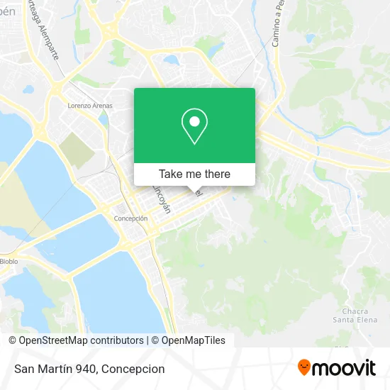 San Martín 940 map