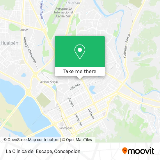 Mapa de La Clínica del Escape