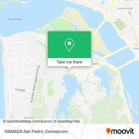 RAMADA San Pedro map