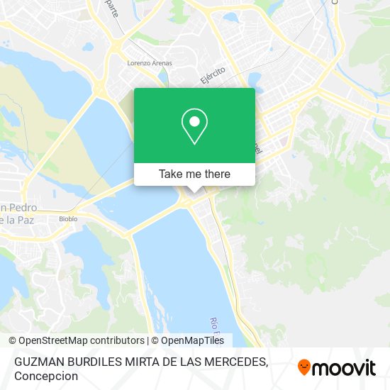 Mapa de GUZMAN BURDILES MIRTA DE LAS MERCEDES