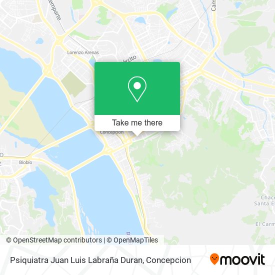 Psiquiatra Juan Luis Labraña Duran map