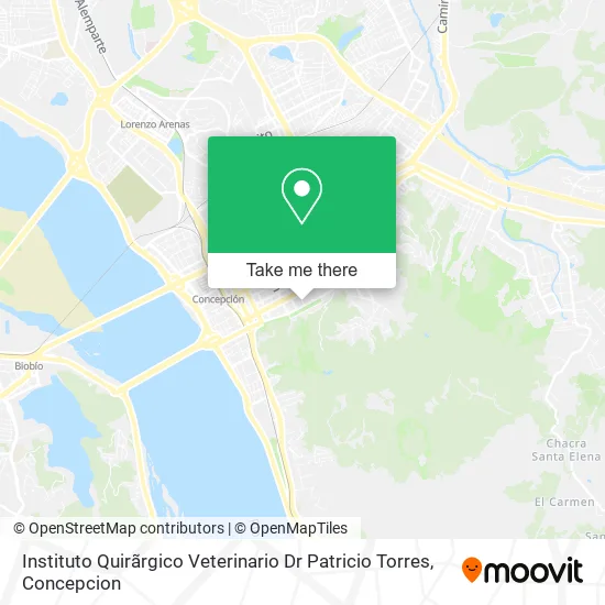 Mapa de Instituto Quirãrgico Veterinario Dr Patricio Torres