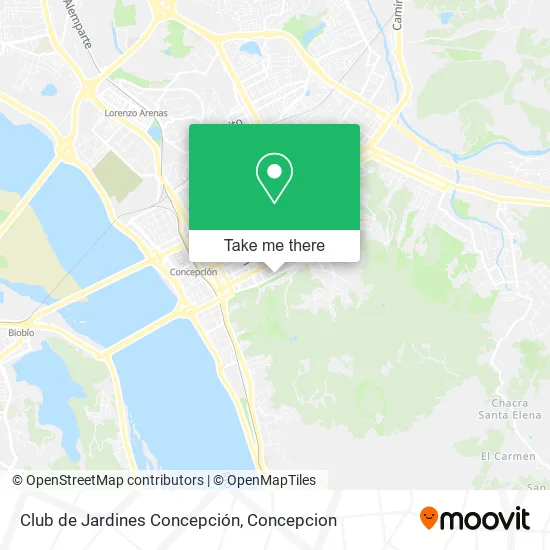 Club de Jardines Concepción map