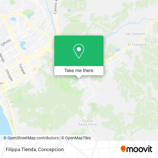Mapa de Filippa Tienda