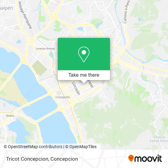 Tricot Concepcion map