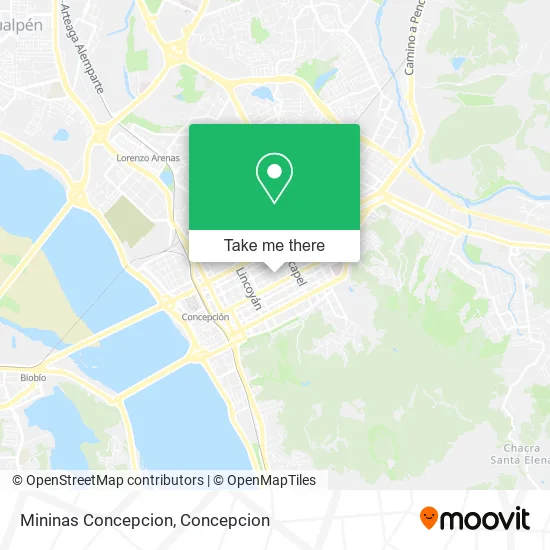Mininas Concepcion map