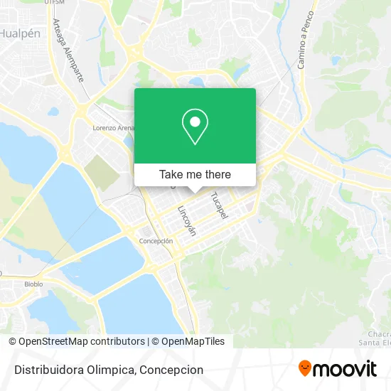 Mapa de Distribuidora Olimpica