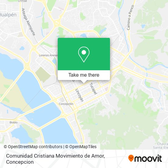 Comunidad Cristiana Movimiento de Amor map