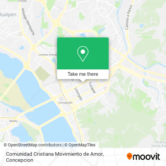 Comunidad Cristiana Movimiento de Amor map