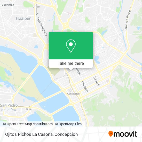Ojitos Pichos La Casona map