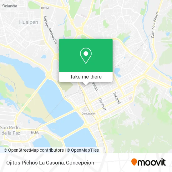 Mapa de Ojitos Pichos La Casona