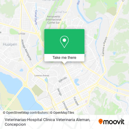 Veterinarias-Hospital Clinica Veterinaria Aleman map