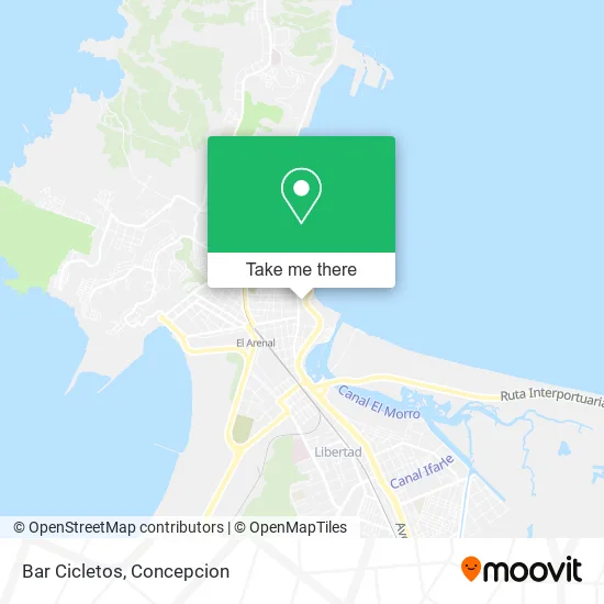 Mapa de Bar Cicletos