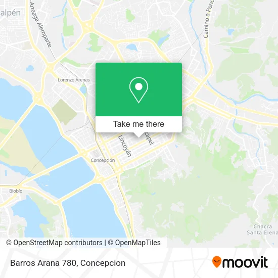 Mapa de Barros Arana 780