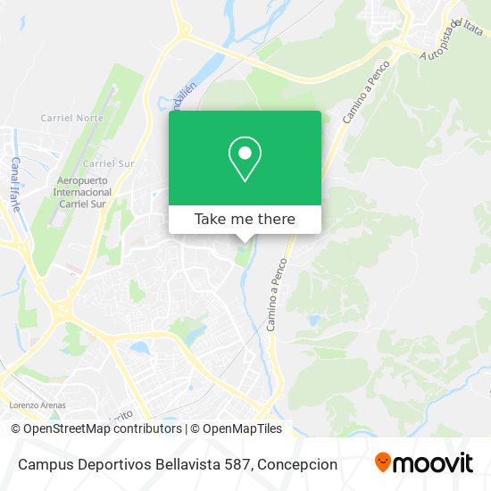 Campus Deportivos Bellavista 587 map