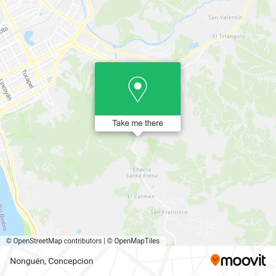 Mapa de Nonguén