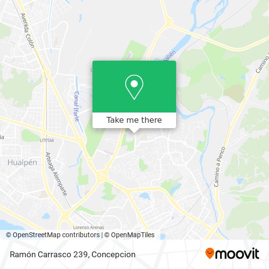 Mapa de Ramón Carrasco 239