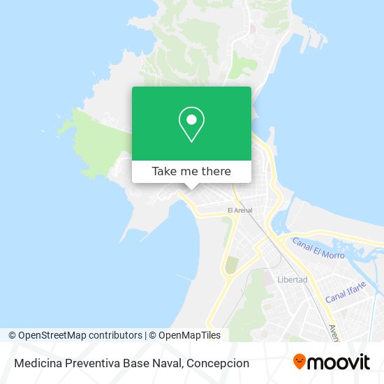 Medicina Preventiva Base Naval map
