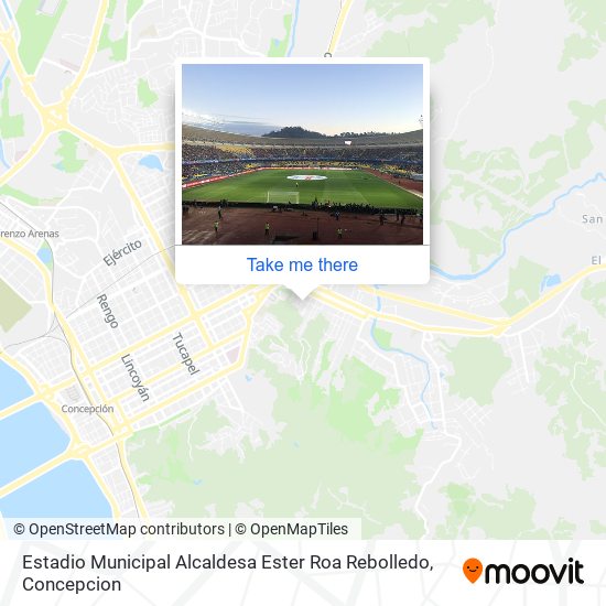 Estadio Municipal Alcaldesa Ester Roa Rebolledo map