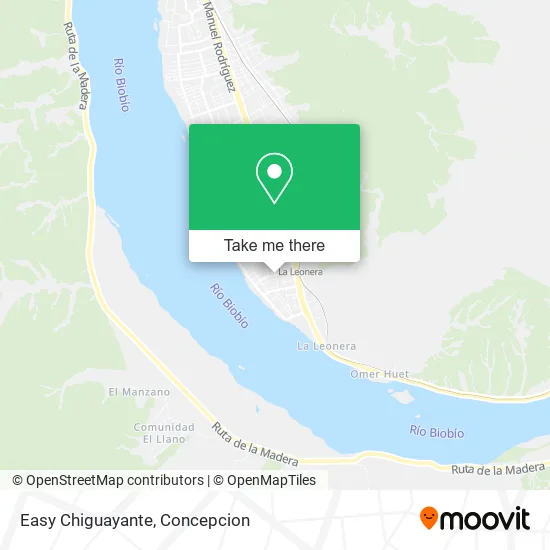 Mapa de Easy Chiguayante