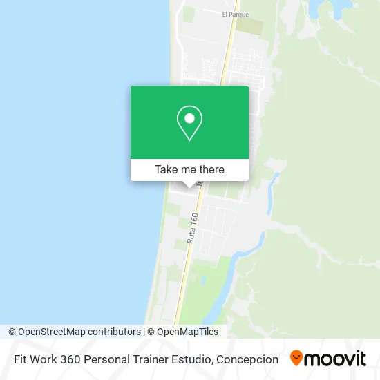 Mapa de Fit Work 360 Personal Trainer Estudio