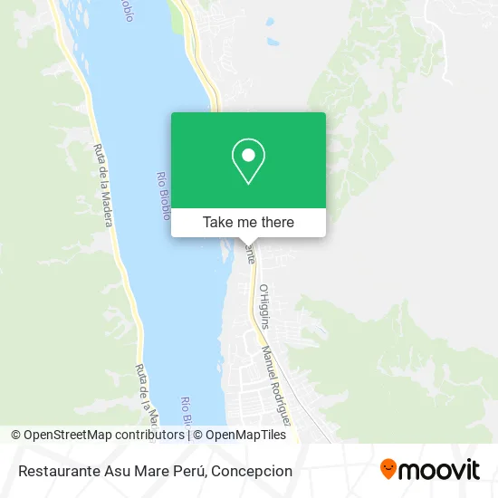 Mapa de Restaurante Asu Mare Perú