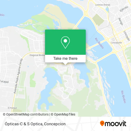 Mapa de Ópticas-C & S Optica