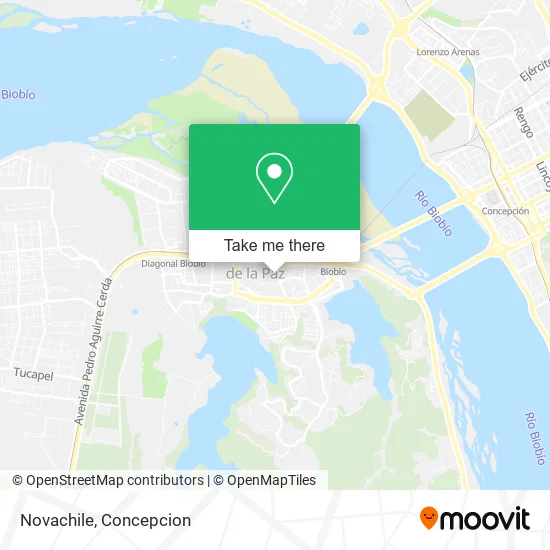 Mapa de Novachile
