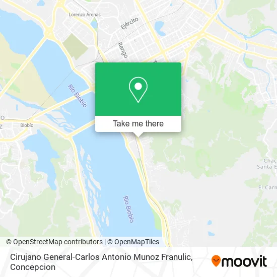 Mapa de Cirujano General-Carlos Antonio Munoz Franulic