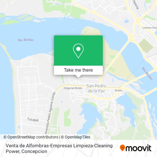 Mapa de Venta de Alfombras-Empresas Limpieza-Cleaning Power