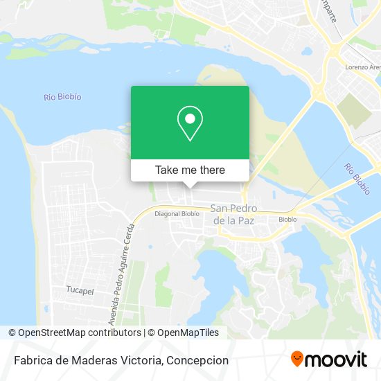 Fabrica de Maderas Victoria map