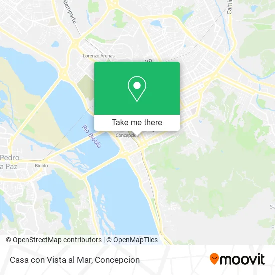 Mapa de Casa con Vista al Mar